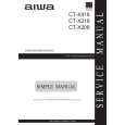 AIWA CT-X208 Service Manual