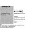 AIWA HSSP970 Owners Manual