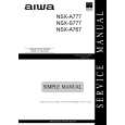 AIWA NSXA777U/LH/U Service Manual