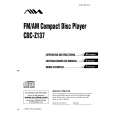 AIWA CDC-Z137 Owners Manual