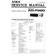 AIWA AD-F220 Service Manual