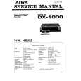AIWA DX-1000 Service Manual