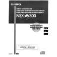 AIWA NSXAV800 Owners Manual