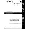 AIWA XRH770MDEZ Service Manual