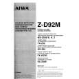 AIWA MX-Z92E Owners Manual