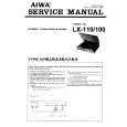 AIWA LX100 Service Manual