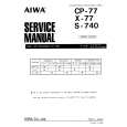 AIWA X77 Service Manual