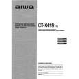 AIWA CTX419 Owners Manual