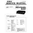 AIWA ADF640 Service Manual