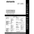 AIWA CT-X15 Service Manual