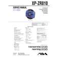AIWA XPZR810 Service Manual